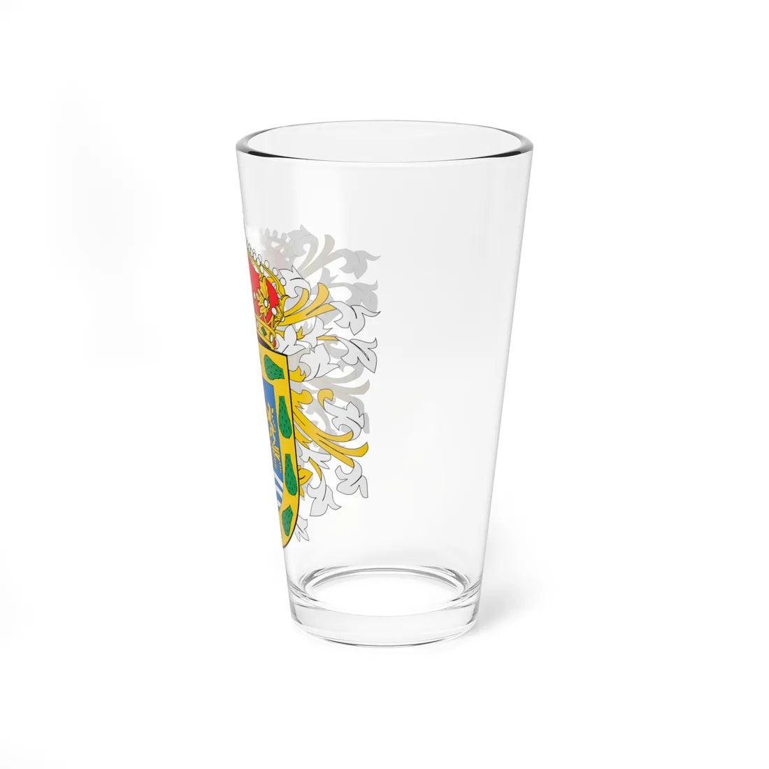 Coat of arms of New Spains Capital (Mexico) (Coat of Arms) Pint Glass 16oz - Go Mug Yourself
