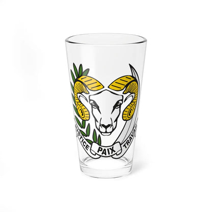 Coat of arms of New Zaire (Congo) (Coat of Arms) Pint Glass 16oz 16oz - Go Mug Yourself