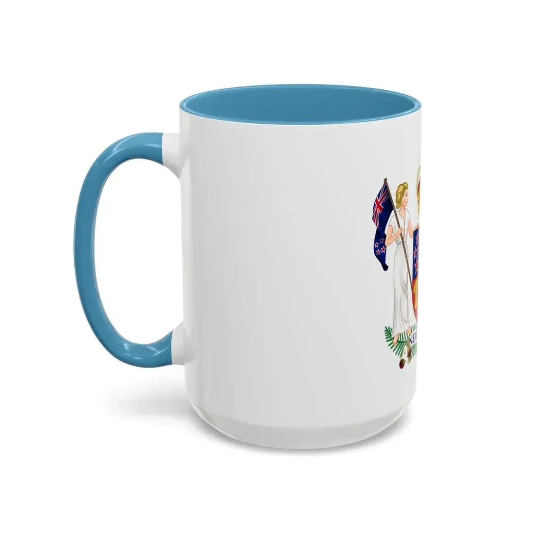 Coat of arms of New Zealand - Accent Coffee Mug - Go Mug Yourself