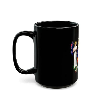 Coat of arms of New Zealand - Black Coffee Mug - Go Mug Yourself