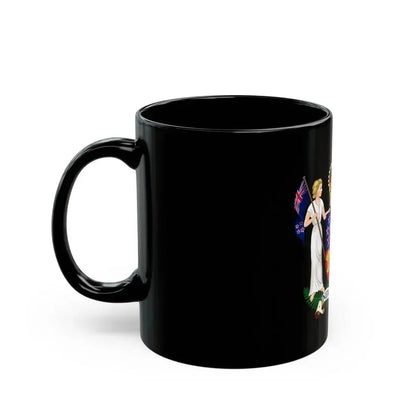 Coat of arms of New Zealand - Black Coffee Mug - Go Mug Yourself
