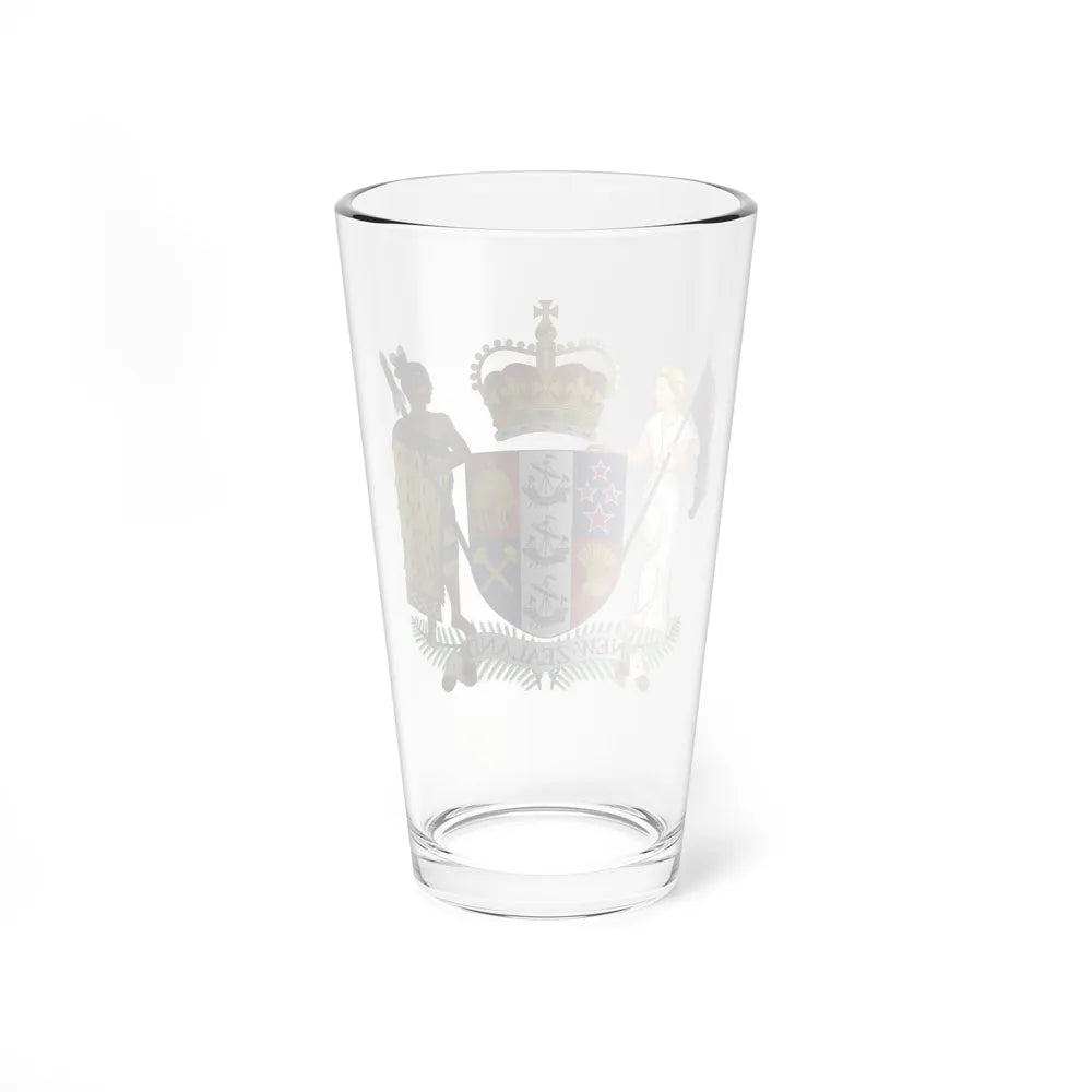 Coat of arms of New Zealand - Pint Glass 16oz-Go Mug Yourself