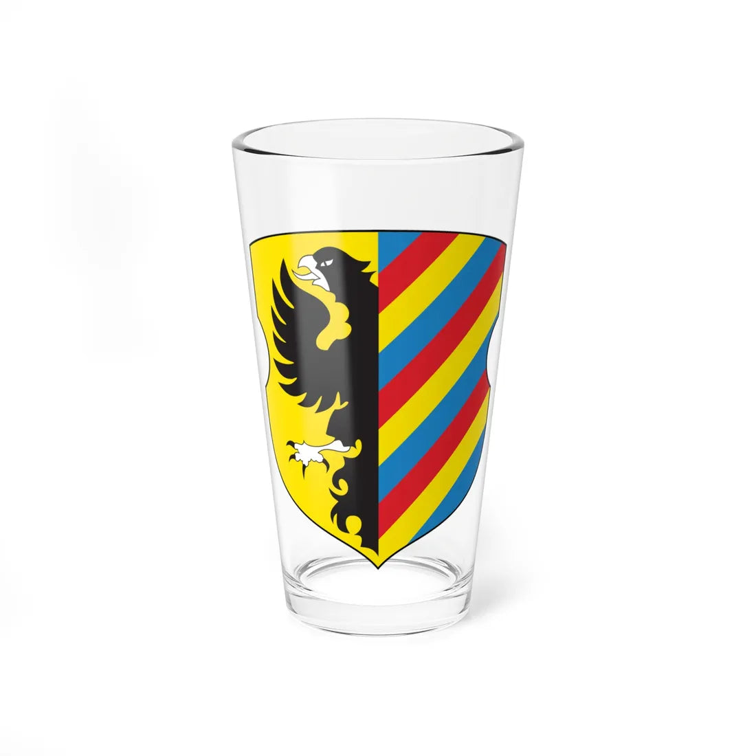 Coat of Arms of Niasviž Belarus (Belarus) (Coat of Arms) Pint Glass 16oz 16oz - Go Mug Yourself