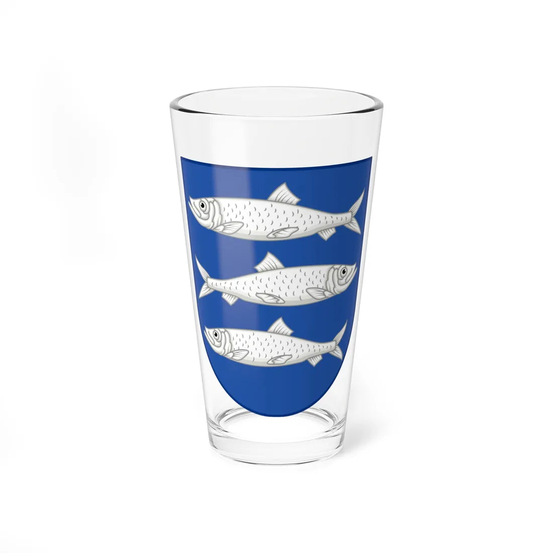 Coat of arms of Nibe (Denmark) (Coat of Arms) Pint Glass 16oz 16oz - Go Mug Yourself