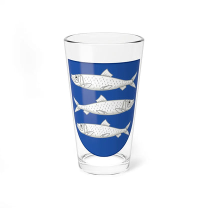 Coat of arms of Nibe (Denmark) (Coat of Arms) Pint Glass 16oz 16oz - Go Mug Yourself
