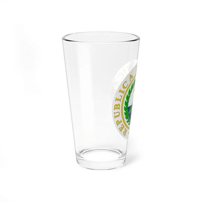 Coat of arms of Nicaragua (1854) - Pint Glass 16oz-Go Mug Yourself