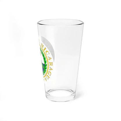Coat of arms of Nicaragua (1854) - Pint Glass 16oz - Go Mug Yourself