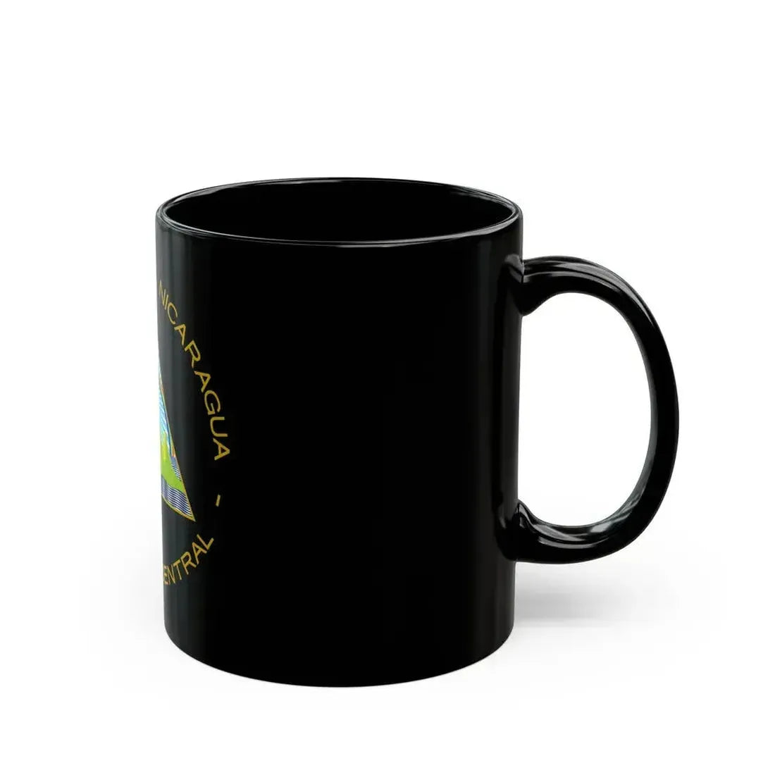 Coat of arms of Nicaragua - Black Coffee Mug - Go Mug Yourself