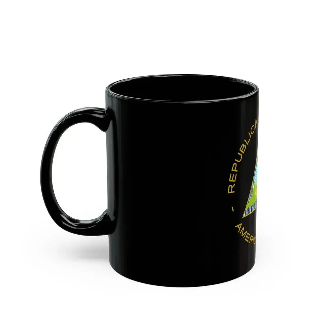 Coat of arms of Nicaragua - Black Coffee Mug - Go Mug Yourself