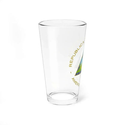 Coat of arms of Nicaragua - Pint Glass 16oz - Go Mug Yourself