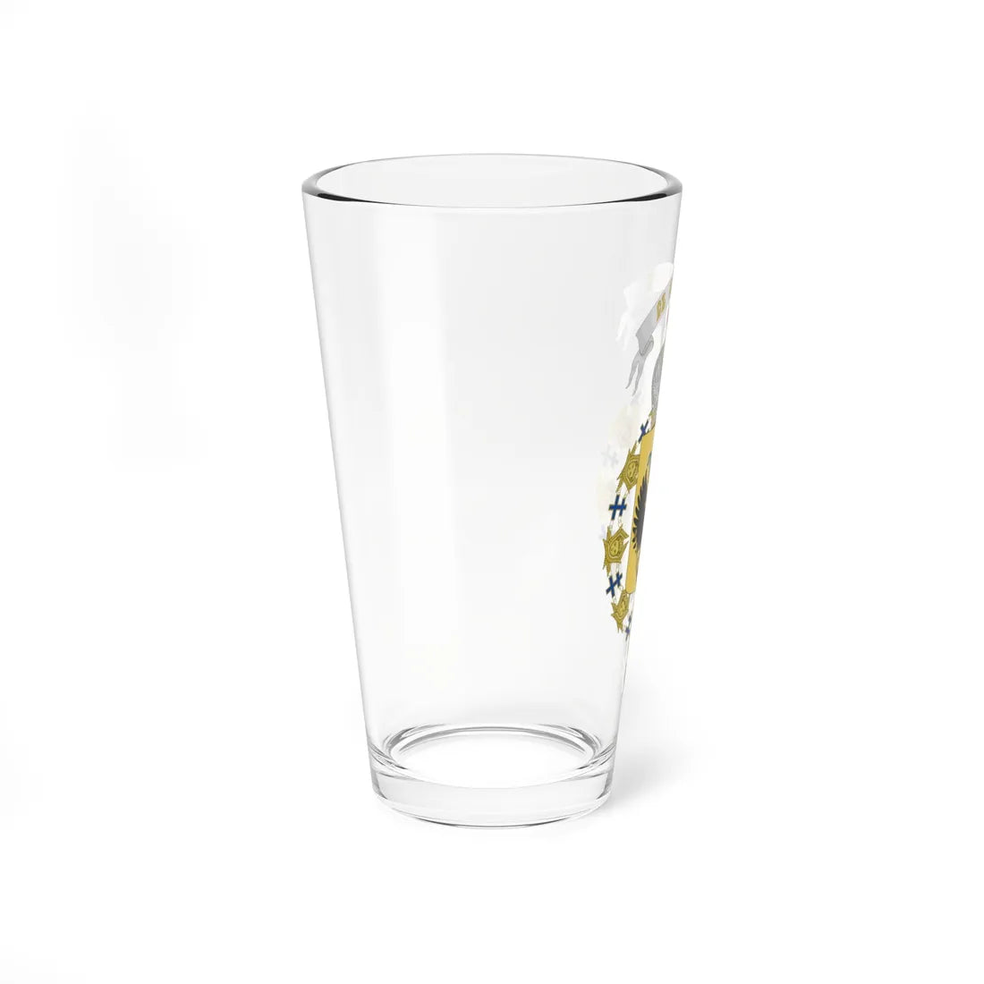 Coat of Arms of Nicholas II of Russia Order of the Seraphim (Russia) (Coat of Arms) Pint Glass 16oz - Go Mug Yourself