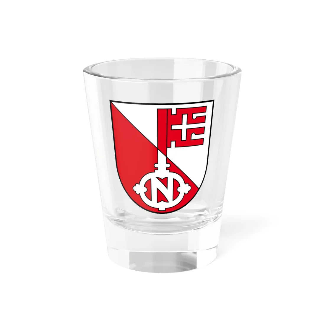 Coat of arms of Niederdorf BL (Switzerland) (Coat of Arms) Shot Glass 1.5oz 1.5oz - Go Mug Yourself