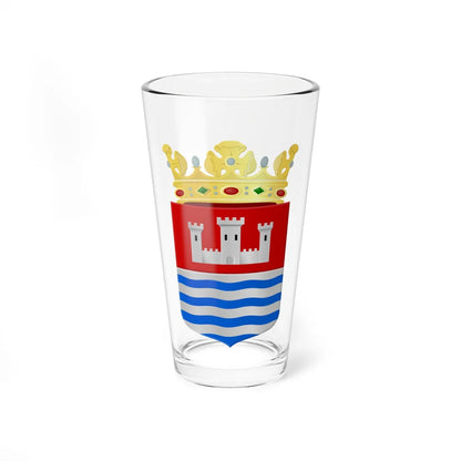 Coat of arms of Nieuwegein (Netherlands) (Coat of Arms) Pint Glass 16oz 16oz - Go Mug Yourself