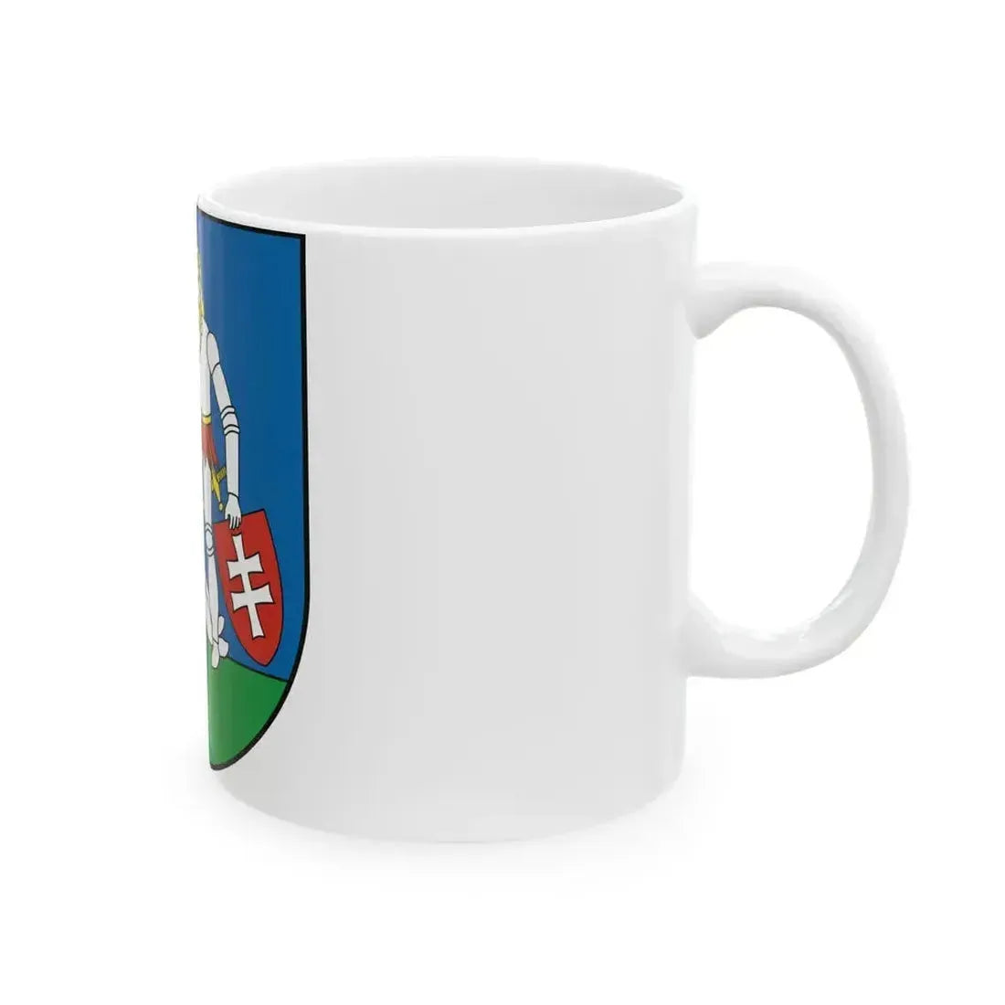 Coat Of Arms Of Nitra Region (Slovakia) White Coffee Mug - Go Mug Yourself