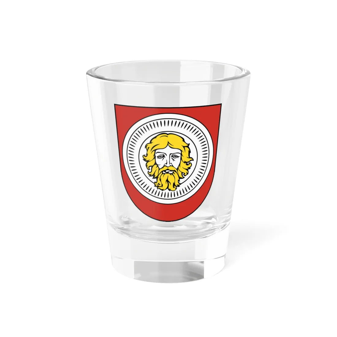 Coat of Arms of Nitrianske Pravno (Slovakia) (Coat of Arms) Shot Glass 1.5oz 1.5oz - Go Mug Yourself