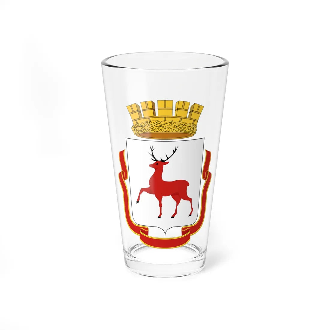 Coat of Arms of Nizhny Novgorod (Russia) (Coat of Arms) Pint Glass 16oz 16oz - Go Mug Yourself
