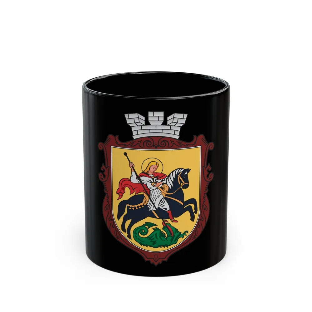 Coat of arms of Nizhyn - Black Coffee Mug-11oz-Go Mug Yourself