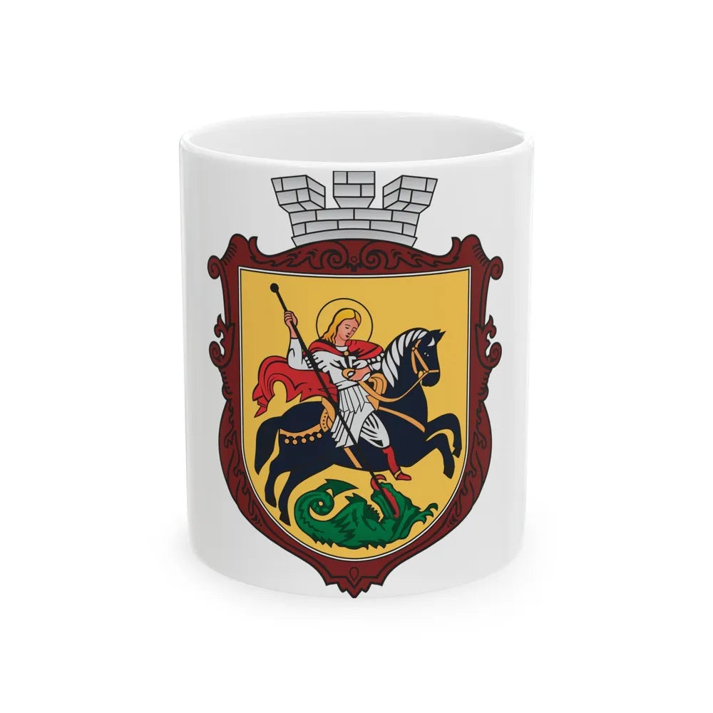 Coat of arms of Nizhyn - White Coffee Mug-11oz-Go Mug Yourself