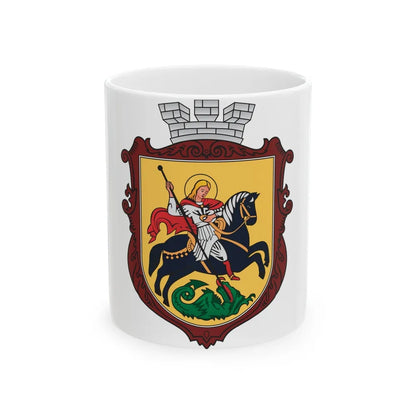 Coat of arms of Nizhyn - White Coffee Mug-11oz-Go Mug Yourself