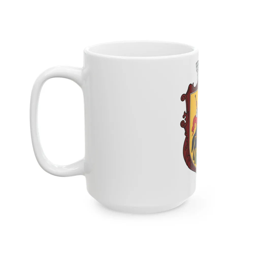 Coat of arms of Nizhyn - White Coffee Mug-Go Mug Yourself