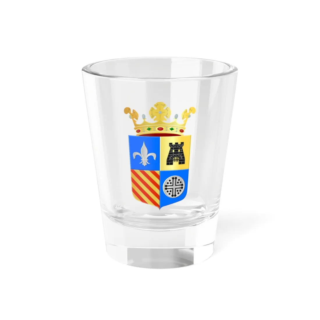 Coat of arms of Noordoostpolder (Netherlands) (Coat of Arms) Shot Glass 1.5oz 1.5oz - Go Mug Yourself