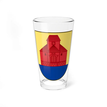 Coat of arms of Nordborg (Denmark) (Coat of Arms) Pint Glass 16oz 16oz - Go Mug Yourself