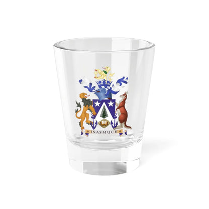 Coat of arms of Norfolk Island (Australia) (Coat of Arms) Shot Glass 1.5oz 1.5oz - Go Mug Yourself