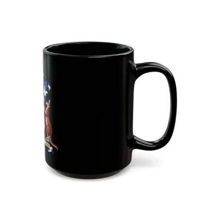 Coat of arms of Norfolk Island - Black Coffee Mug - Go Mug Yourself