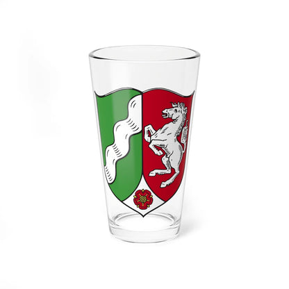 Coat of arms of North Rhine-Westphalia (Germany) (Coat of Arms) Pint Glass 16oz 16oz - Go Mug Yourself