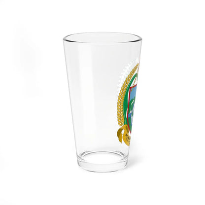 Coat of arms of North Sumatra (Indonesia) (Coat of Arms) Pint Glass 16oz - Go Mug Yourself