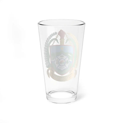 Coat of arms of North Sumatra (Indonesia) (Coat of Arms) Pint Glass 16oz - Go Mug Yourself