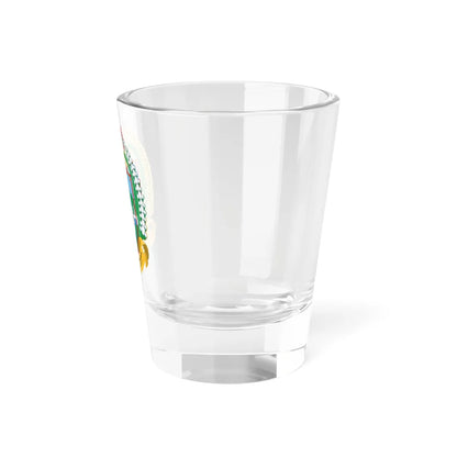 Coat of arms of North Sumatra (Indonesia) (Coat of Arms) Shot Glass 1.5oz - Go Mug Yourself