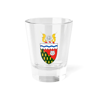 Coat of arms of Northwest Territories (Canada) (Coat of Arms) Shot Glass 1.5oz 1.5oz - Go Mug Yourself