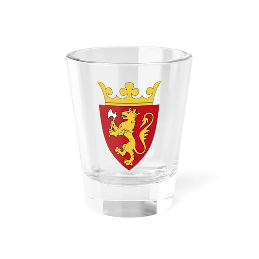 Coat of Arms of Norway 1943 (Norway) (Coat of Arms) Shot Glass 1.5oz 1.5oz - Go Mug Yourself