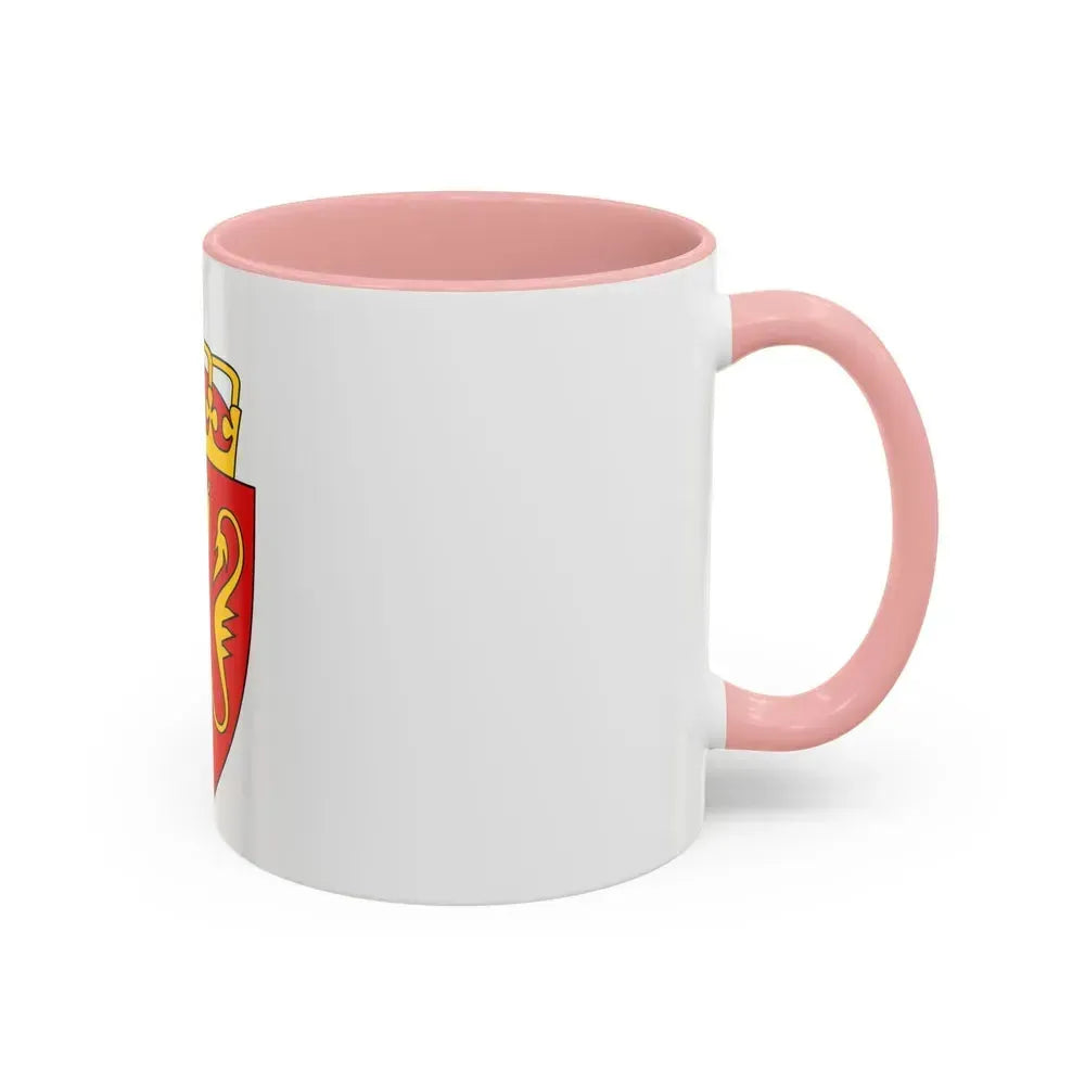 Coat of arms of Norway - Accent Coffee Mug - Go Mug Yourself