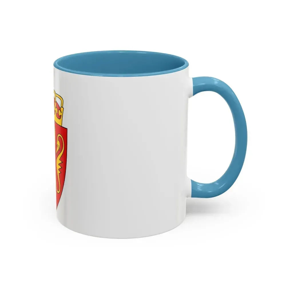 Coat of arms of Norway - Accent Coffee Mug - Go Mug Yourself