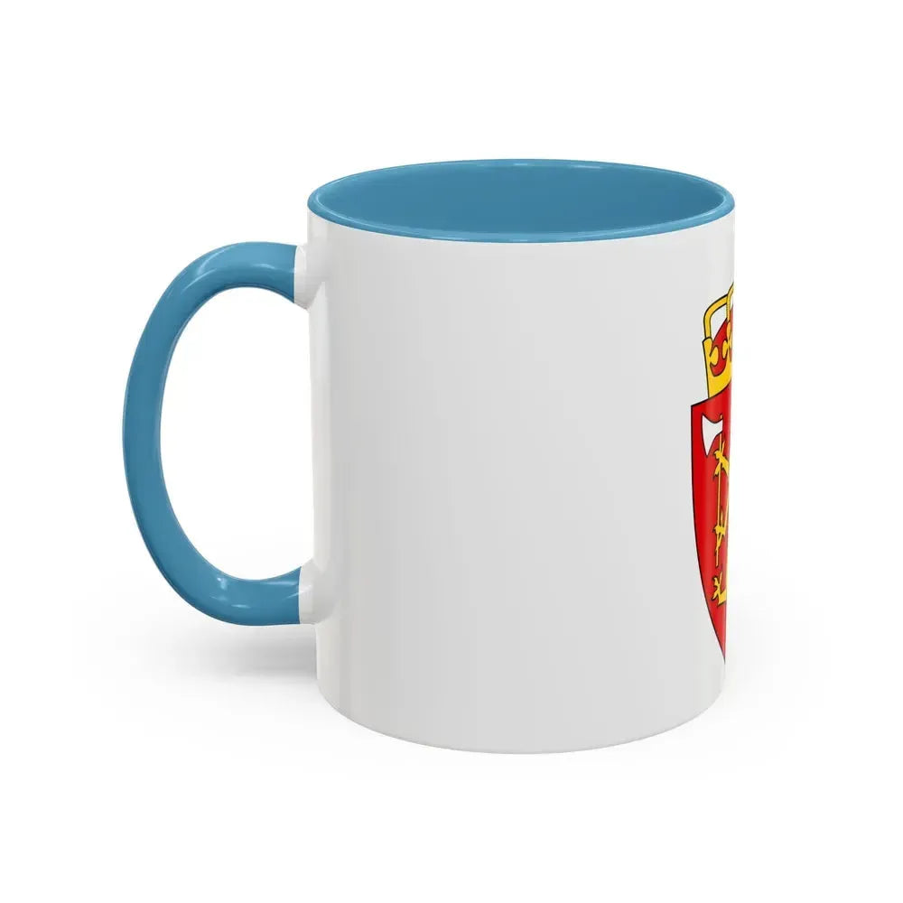 Coat of arms of Norway - Accent Coffee Mug - Go Mug Yourself
