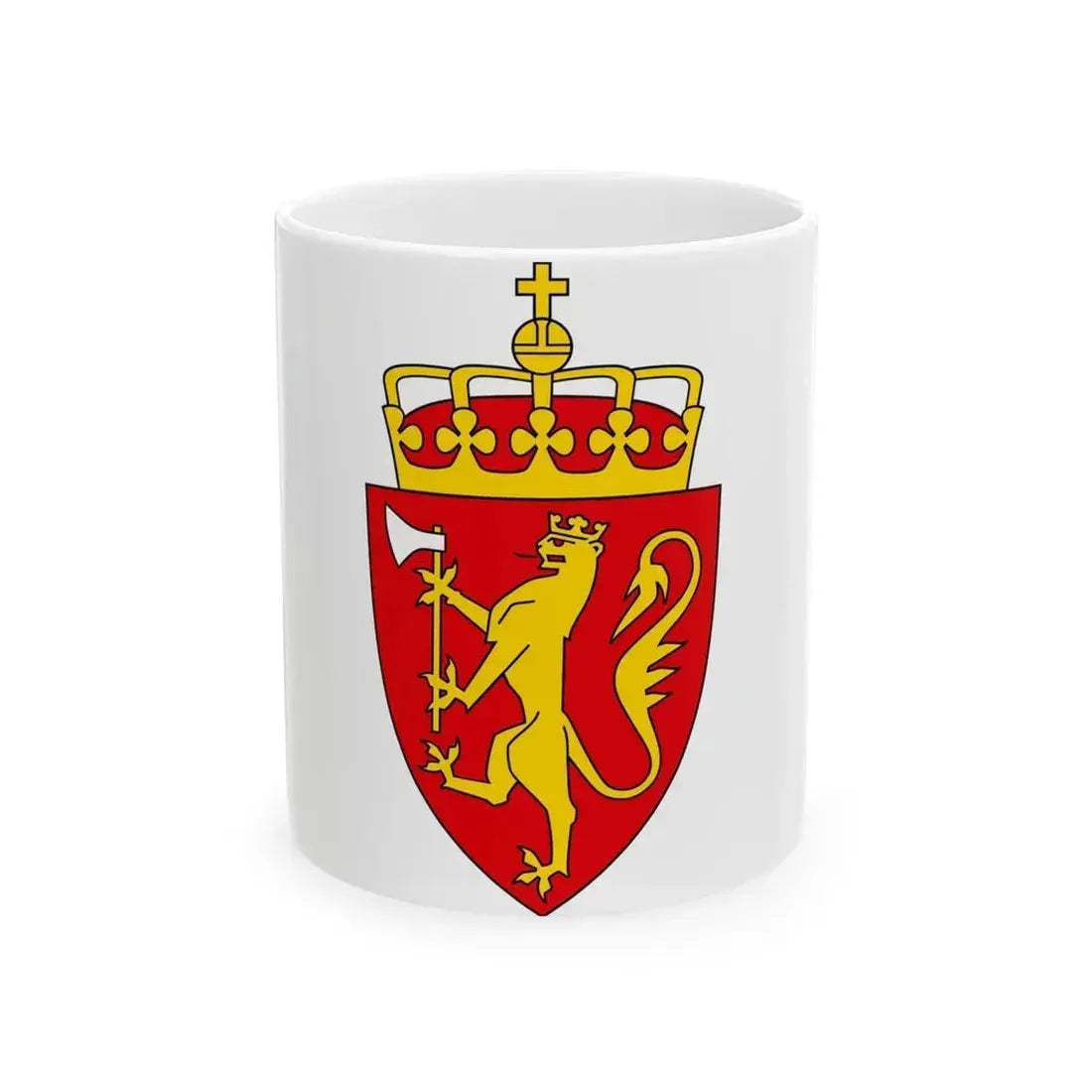 Coat of arms of Norway - White Coffee Mug 11oz - Go Mug Yourself