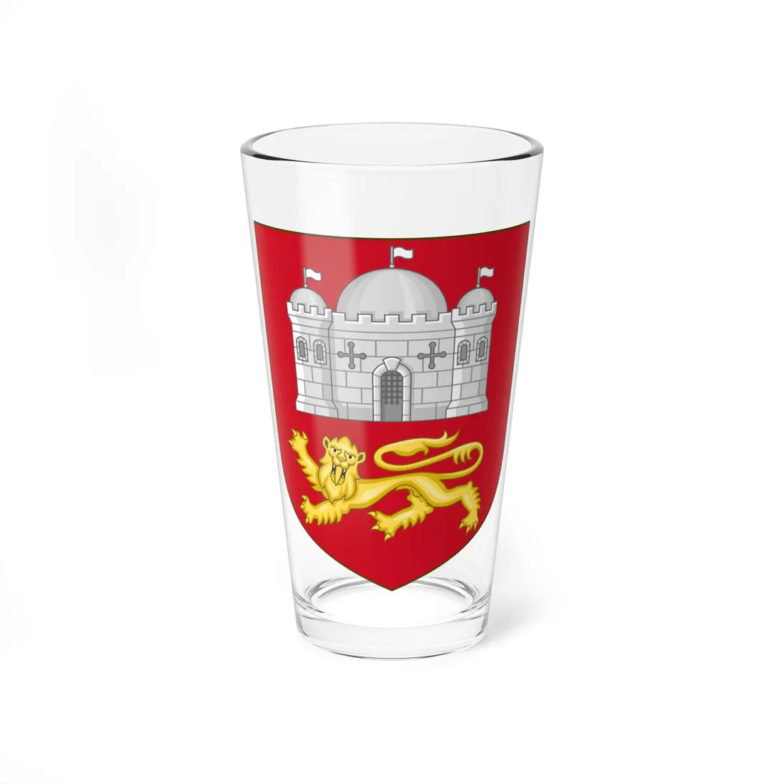 Coat of Arms of Norwich (England) (Coat of Arms) Pint Glass 16oz 16oz - Go Mug Yourself