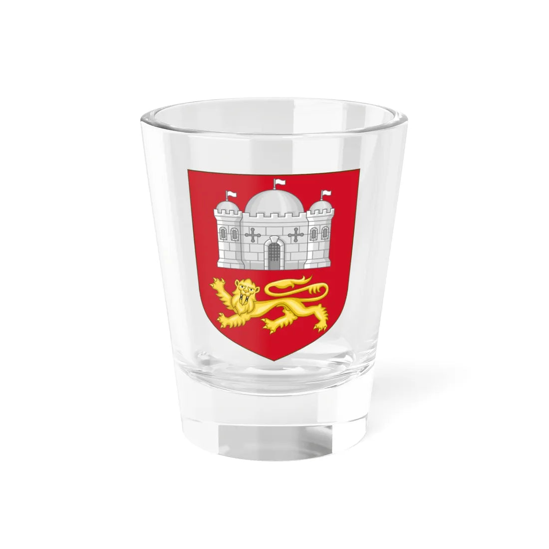 Coat of Arms of Norwich (England) (Coat of Arms) Shot Glass 1.5oz 1.5oz - Go Mug Yourself