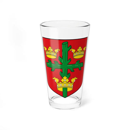 Coat of arms of Nottingham (England) (Coat of Arms) Pint Glass 16oz 16oz - Go Mug Yourself