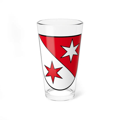 Coat of arms of Nottwil (Switzerland) (Coat of Arms) Pint Glass 16oz 16oz - Go Mug Yourself