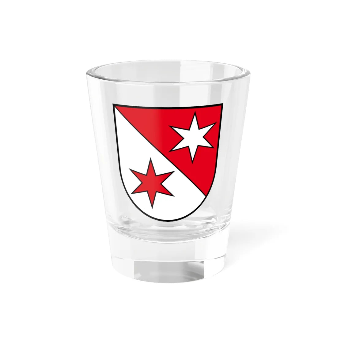 Coat of arms of Nottwil (Switzerland) (Coat of Arms) Shot Glass 1.5oz 1.5oz - Go Mug Yourself