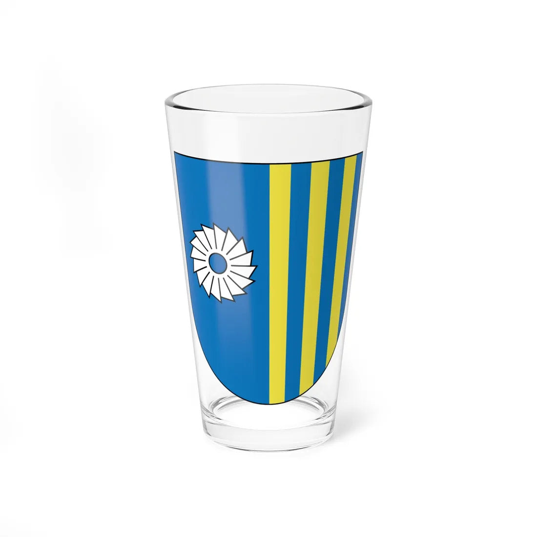 Coat of Arms of Novałukoml Belarus (Belarus) (Coat of Arms) Pint Glass 16oz 16oz - Go Mug Yourself