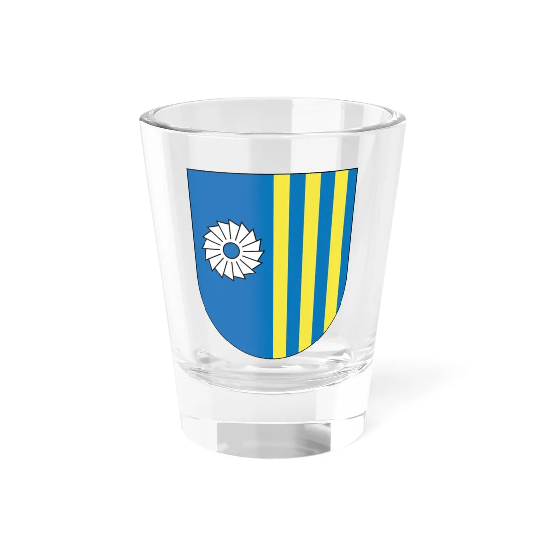 Coat of Arms of Novałukoml Belarus (Belarus) (Coat of Arms) Shot Glass 1.5oz 1.5oz - Go Mug Yourself