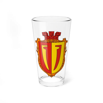 Coat of Arms of Nove Misto (Ukraine) (Coat of Arms) Pint Glass 16oz 16oz - Go Mug Yourself