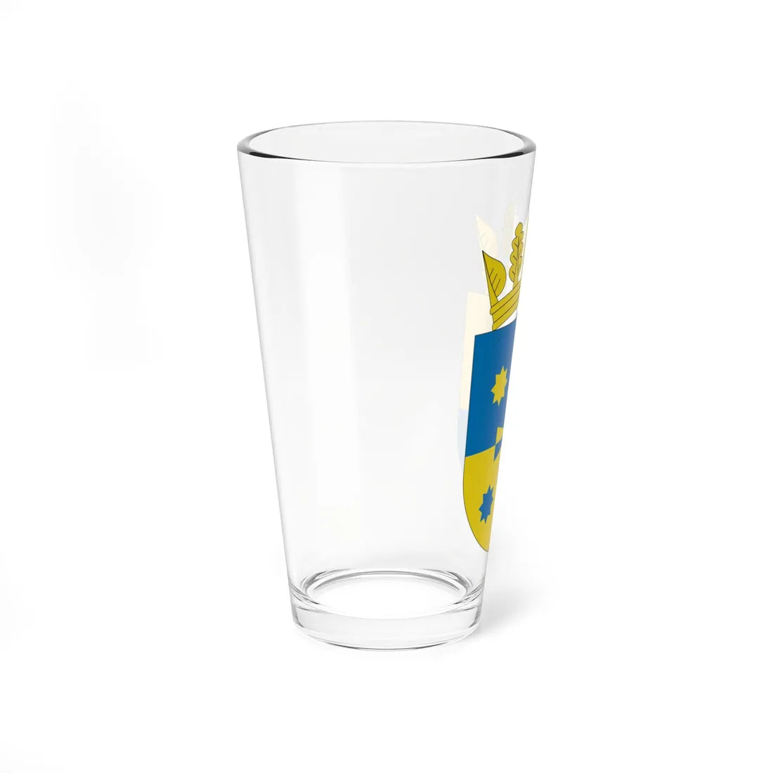 Coat of Arms of Novosanzharskiy raion (Ukraine) (Coat of Arms) Pint Glass 16oz - Go Mug Yourself
