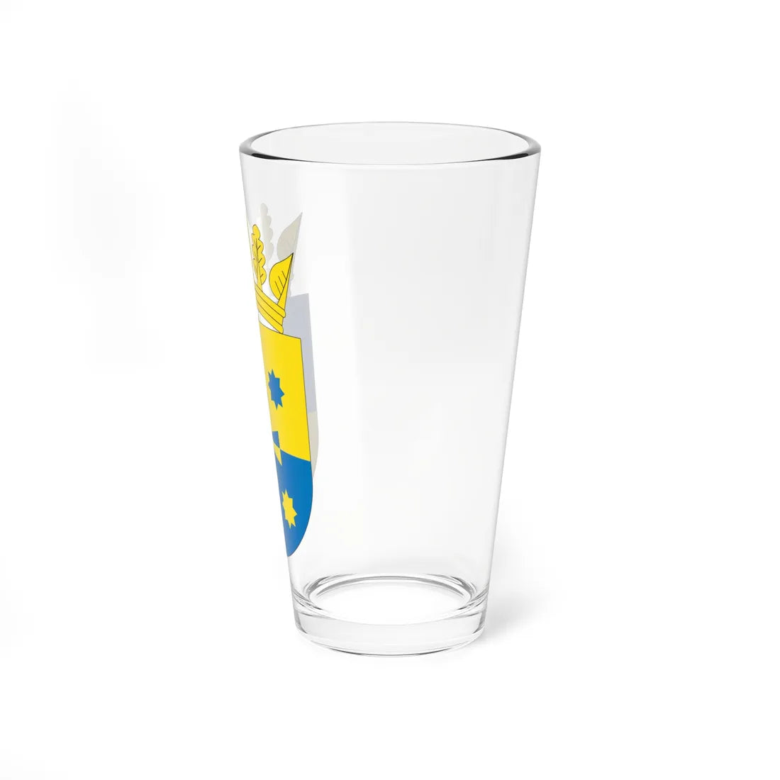 Coat of Arms of Novosanzharskiy raion (Ukraine) (Coat of Arms) Pint Glass 16oz - Go Mug Yourself