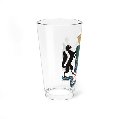 Coat of Arms of Novosibirsk (Russia) (Coat of Arms) Pint Glass 16oz - Go Mug Yourself