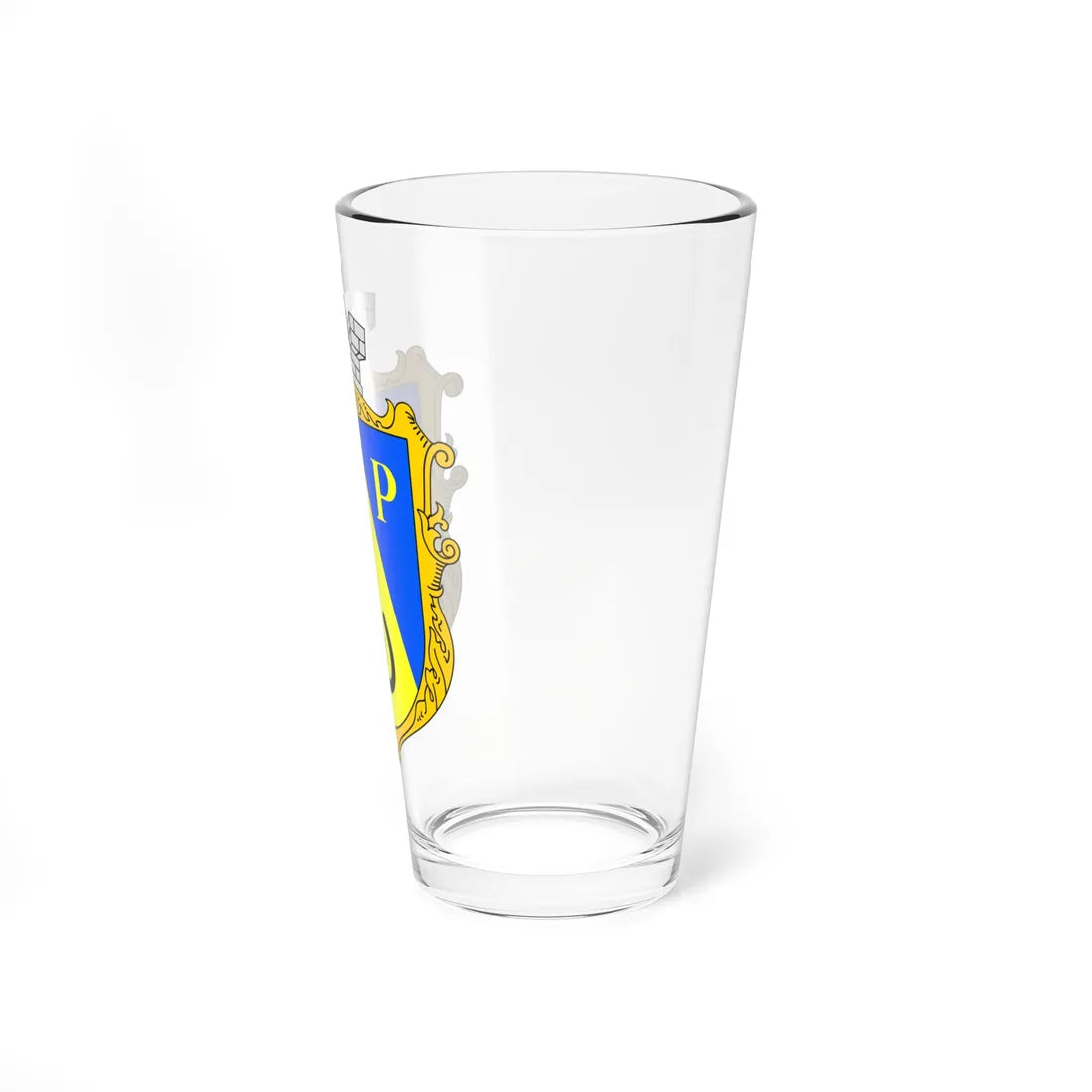 Coat of Arms of Novyi Rozdil (Ukraine) (Coat of Arms) Pint Glass 16oz - Go Mug Yourself